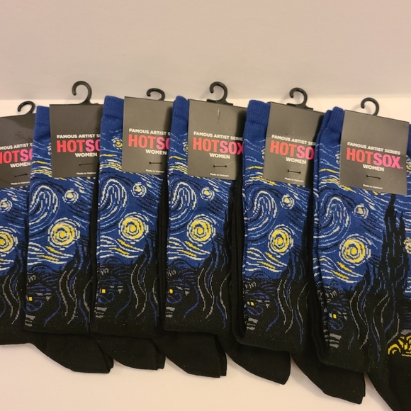 Artist series Starry Night Hot Sox - Picture 2 of 3